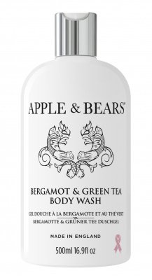 Гель для душу Apple&Bears Бергамот та Зелений чай 500 мл