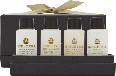 Подарочный набор: Noble Isle Fragrance Sampler серия лосьонов для тела 4х30мл