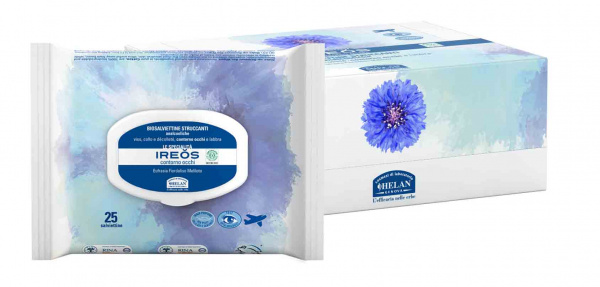 Біосерветки для зняття макіяжу IREOS Make-up Remover Bio Wipes (25 штук)
