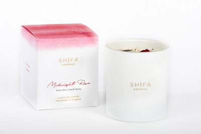 Свічка Shifa Aromas Нічна троянда 220 г в склі