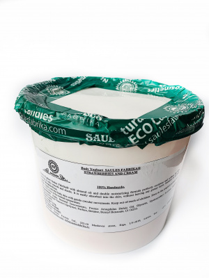 Йогурт для тела Saules Fabrika Клубника-Сливки 2 кг
