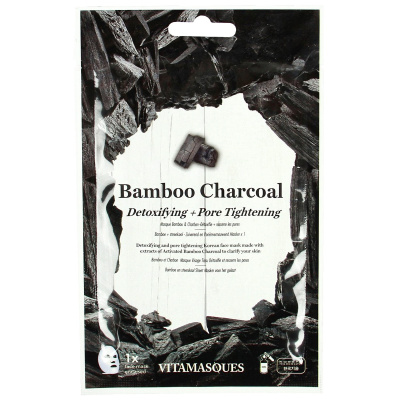 Маска для обличчя Vitamasques тканевая  Бамбукове вугілля 20 мл