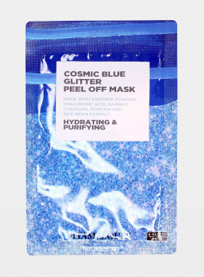 Пилинг-маска для лица Vitamasques Космический голубой блеск 10 мл