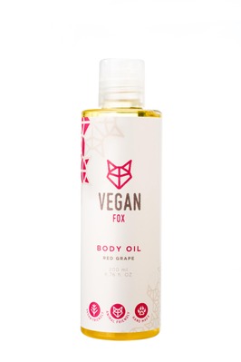 Олія для тіла Vegan Fox з червоним виноградом 200 мл