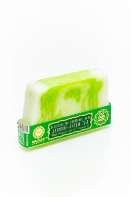 Брикетное мыло Жасмин - Зелёный чай SAULES FABRIKA 80 г