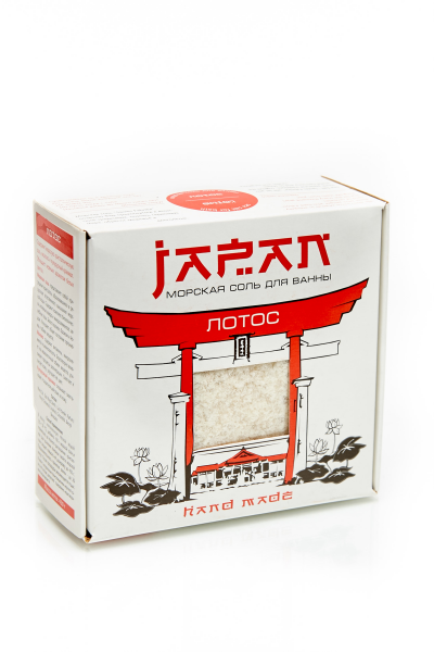Морская соль для ванны Лотос SAULES FABRIKA Япония 450 г