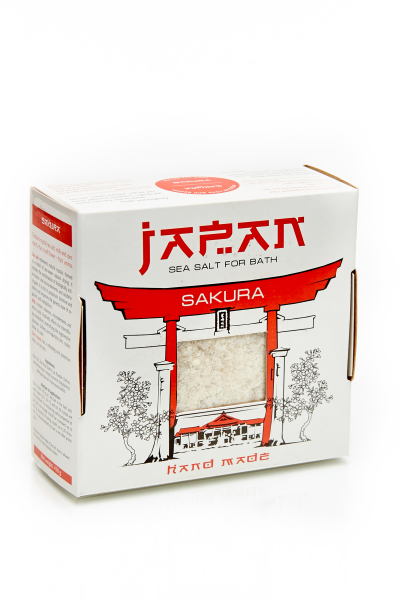 Морская соль для ванны Сакура SAULES FABRIKA Япония 450 г