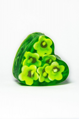 Мило фігурне серце з 3 - D квітами Екзотика SAULES FABRIKA 100 г