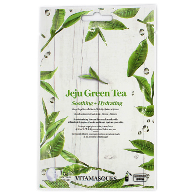 Маска для обличчя Vitamasques зволожуюча Зелений чай з острова Чеджу 20 мл