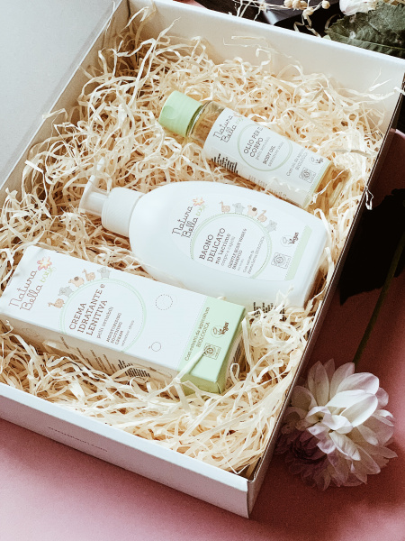 Organic Baby-Box Natura Bella (масло для тела + крем увлажняющий + гель-шампунь)