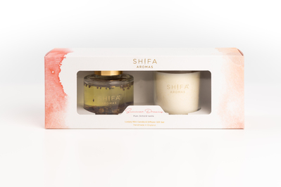 Подарочный набор Shifa Aromas Летние мечты: свеча и аромадиффузор (50 мл*2)